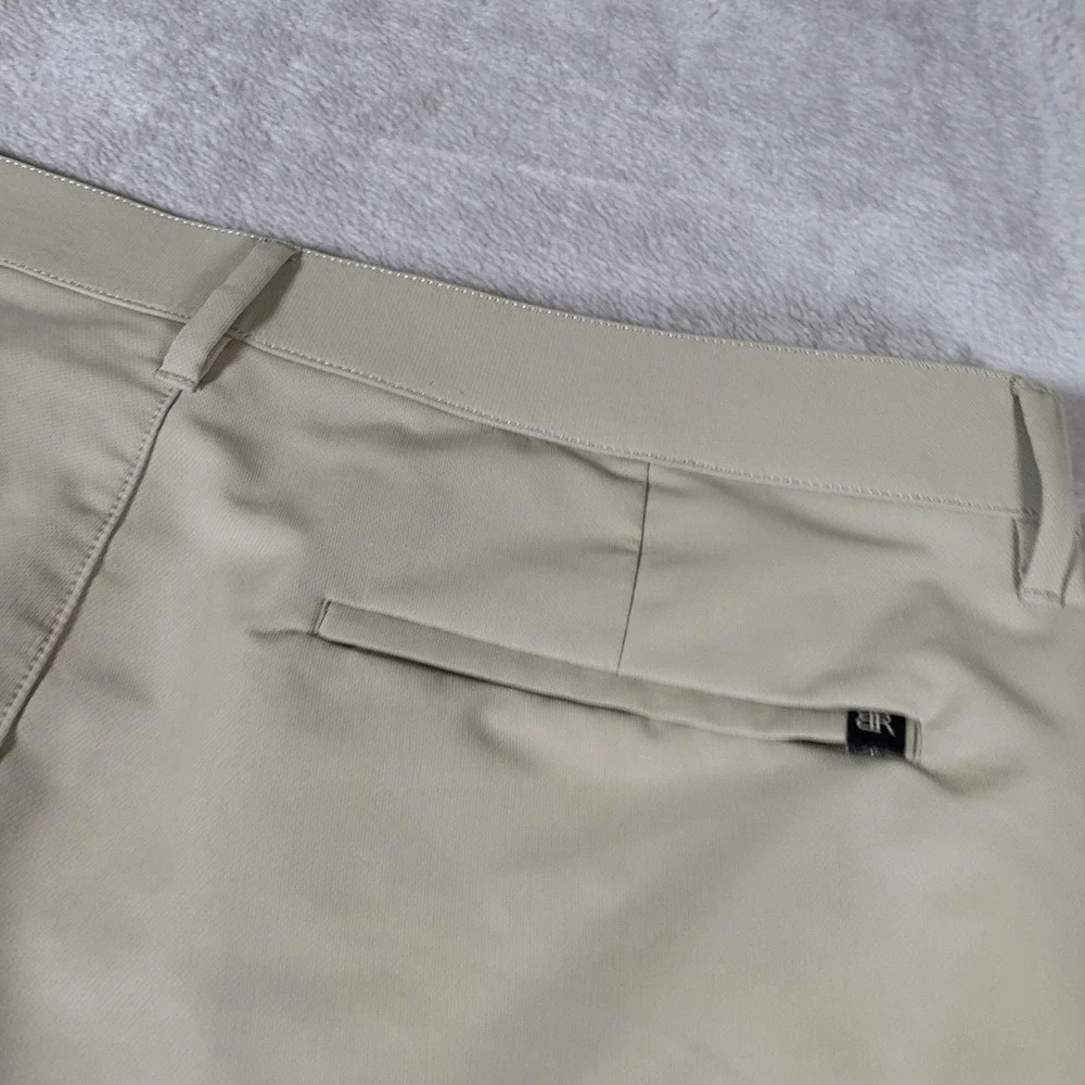 Banana Republic Pants Mens 36x29 Beige Straight Fit Performance Polyester Casual